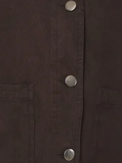 Tikken Solid Jacket Dark Brown
