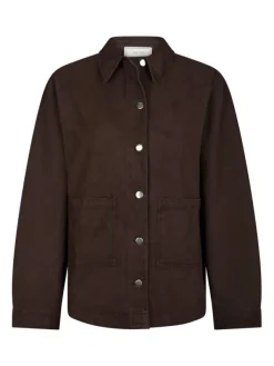 Tikken Solid Jacket Dark Brown