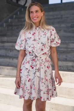 Tilera SS Shirt Dress Birch New Botira Print