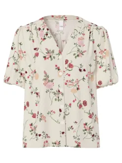 Tilera SS V-Neck Shirt Pristine New Botari Print