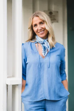 Tilli Blouse Blue Yonder