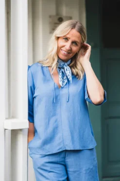 Tilli Blouse Blue Yonder