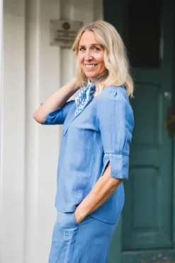 Tilli Blouse Blue Yonder