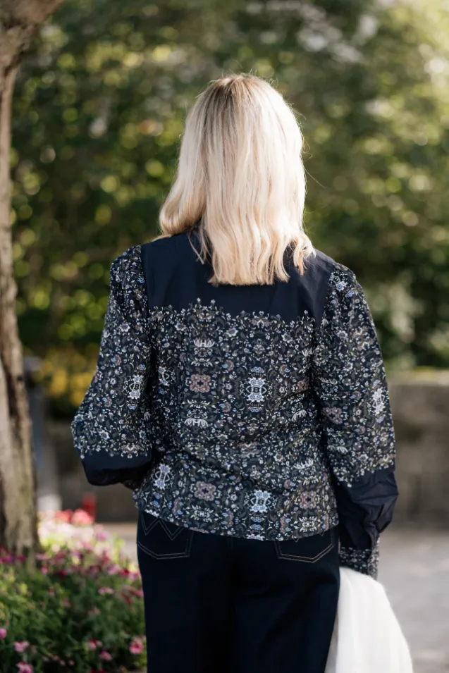 Tillo LS Shirt Navy Blazer