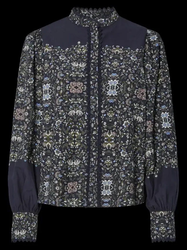 Tillo LS Shirt Navy Blazer