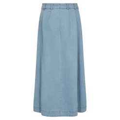 Tilly Anya Pleat Skirt Fade Denim