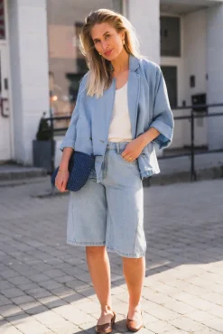 Tilly SS Blazer Fade Denim