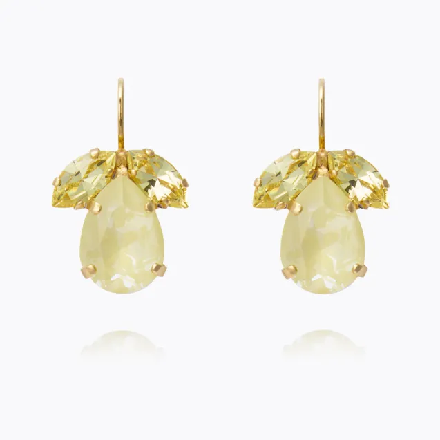 Timo Earrings Gold Soft Yellow Combo