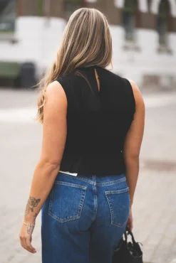 Tiril S Voile Top Black