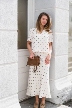 Torana Dotted Blouse Creme