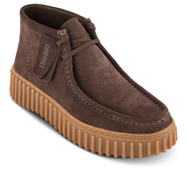 Torhill Moss Dark Brown Suede