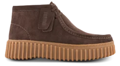 Torhill Moss Dark Brown Suede