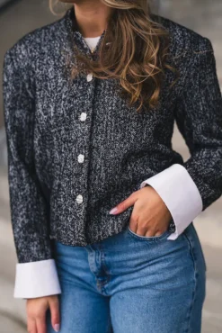 Toriva LS Jacket Black Grey Melange