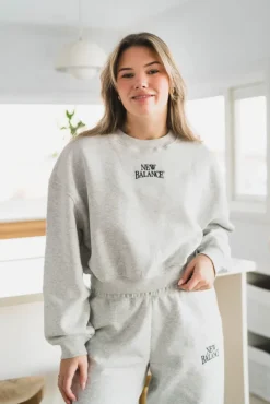 Trackside Fleece Crew Ash Heather