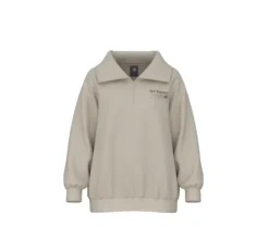 Trackside Fleece Half Zip Linen Heather