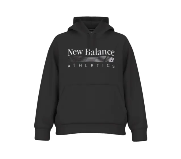 Trackside Fleece Hoodie Black Cement