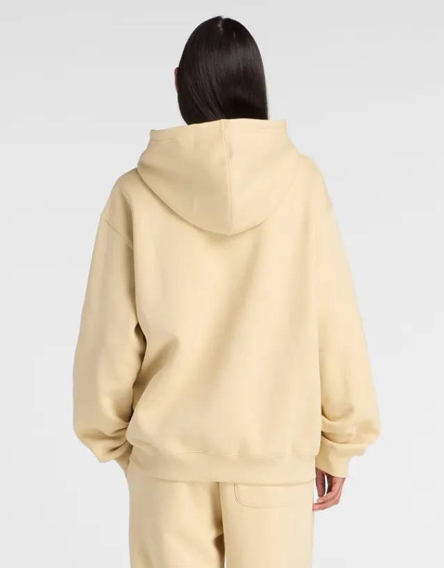 Trackside Fleece Hoodie Toasted Sesame