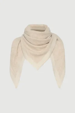 Triangle Scarf Cream/Light Beige