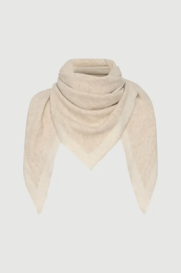 Triangle Scarf Cream/Light Beige