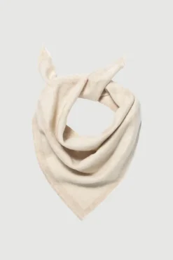 Triangle Scarf Small Cream/Light Beige