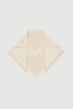 Triangle Scarf Small Cream/Light Beige