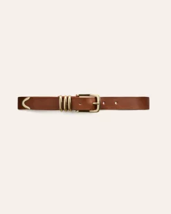 Tribel Belt Nutmeg Gold