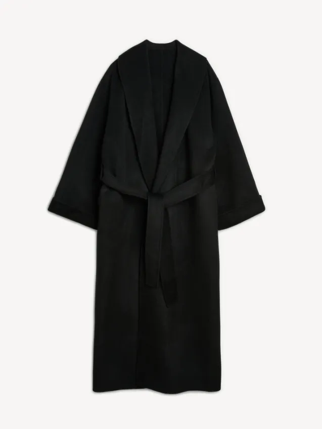 Trullem Wool Coat Black