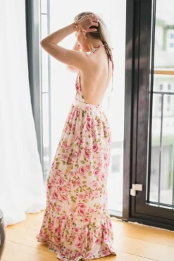 Tulip Maxi Dress V-Neck Romantic Blossom