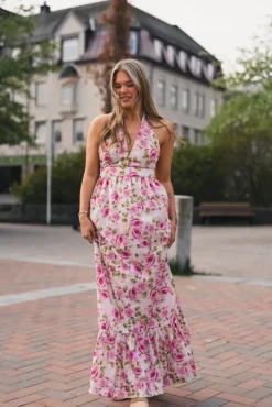 Tulip Maxi Dress V-Neck Romantic Blossom
