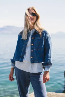 Turig Alena Shirt Mid Blue Wash