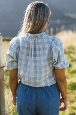 Tutti Check Light Blue