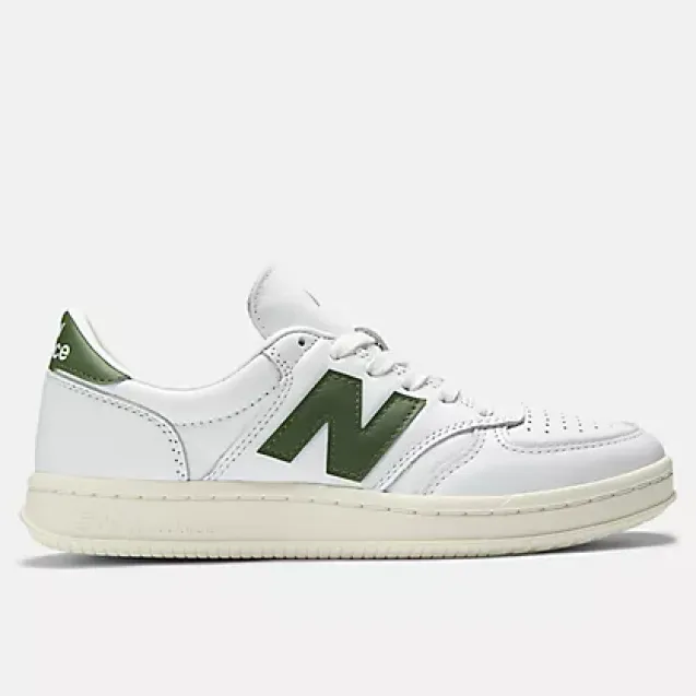 T500 White With Dark Alpine Green