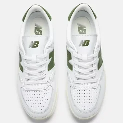 T500 White With Dark Alpine Green