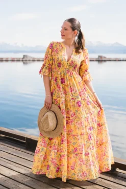 Twisted Maxi Dress Daylight Blossom