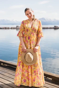Twisted Maxi Dress Daylight Blossom