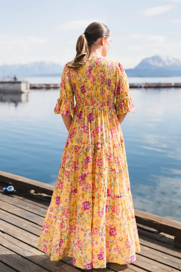 Twisted Maxi Dress Daylight Blossom