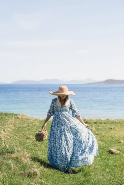 Twisted Maxi Dress Peonies