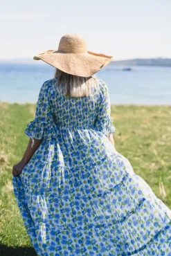 Twisted Maxi Dress Peonies