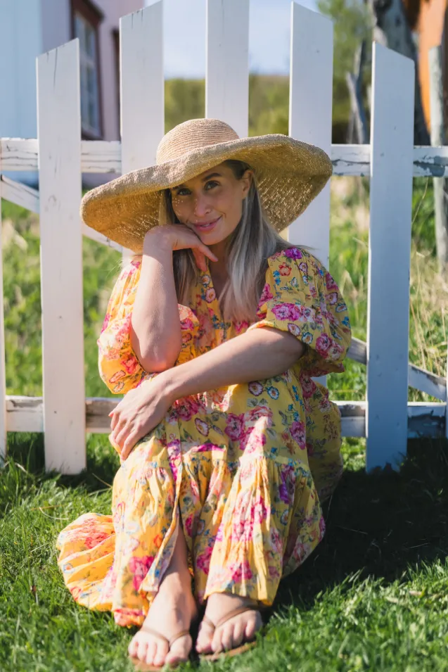 Twisted Midi Dress Daylight Blossom
