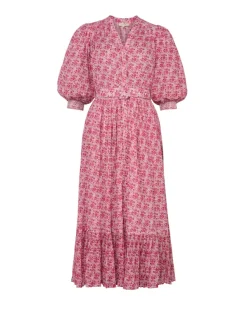 Twisted Midi Dress Wildflowers