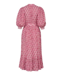 Twisted Midi Dress Wildflowers