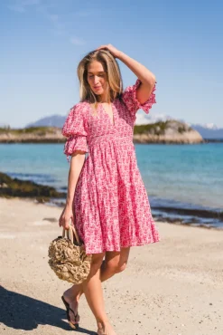 Twisted Mini Dress Wildflowers