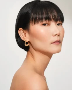 Twist Hoops Gold