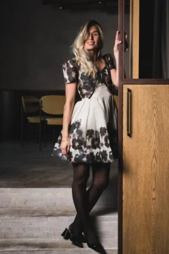 Vanda Mini Dress Dusty Poppy