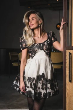 Vanda Mini Dress Dusty Poppy