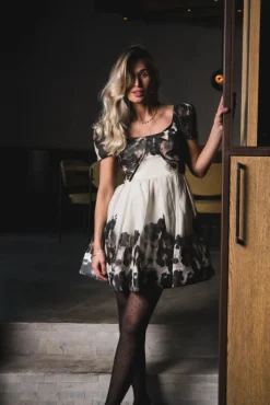 Vanda Mini Dress Dusty Poppy