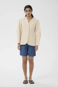 Veeta Blazer Ecru