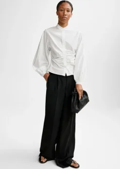 Velora Poplin Shirt White