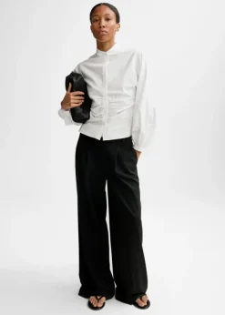 Velora Poplin Shirt White