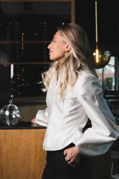 Vendela Balloon Sleeve Blouse Ivory